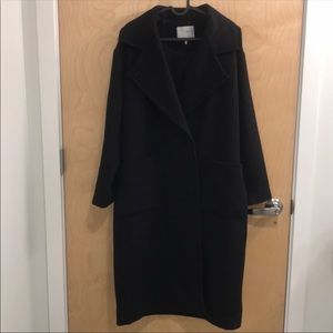 OAK+FORT simple style wool-blend coat